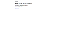 Desktop Screenshot of pcpraxis-networld.de